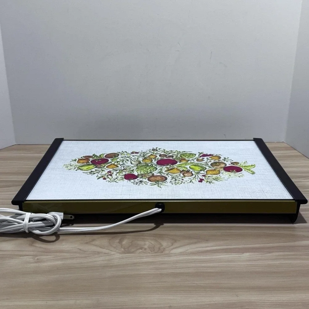 Vintage Warm O Tray Electric Food Warming Model #60 Spice of Life Pattern WORKS